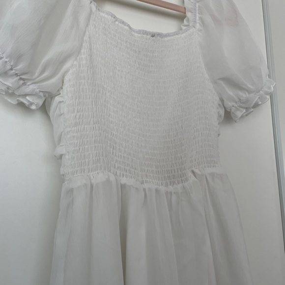 White Shein Summer Dress - Picture 4 of 4